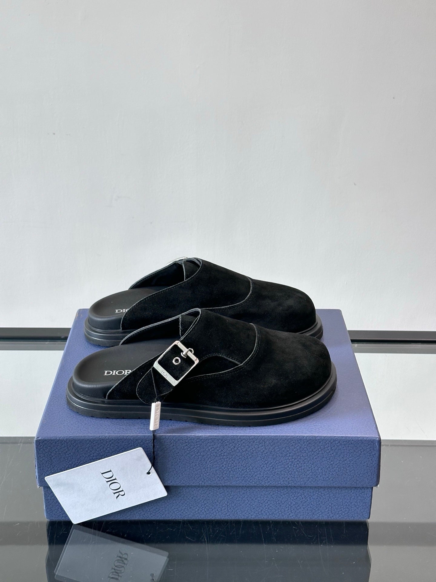Dior Oblique Closed-Toe Mules