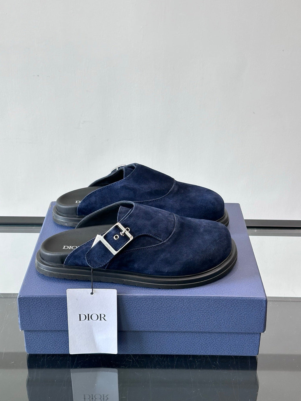 Dior Oblique Closed-Toe Mules