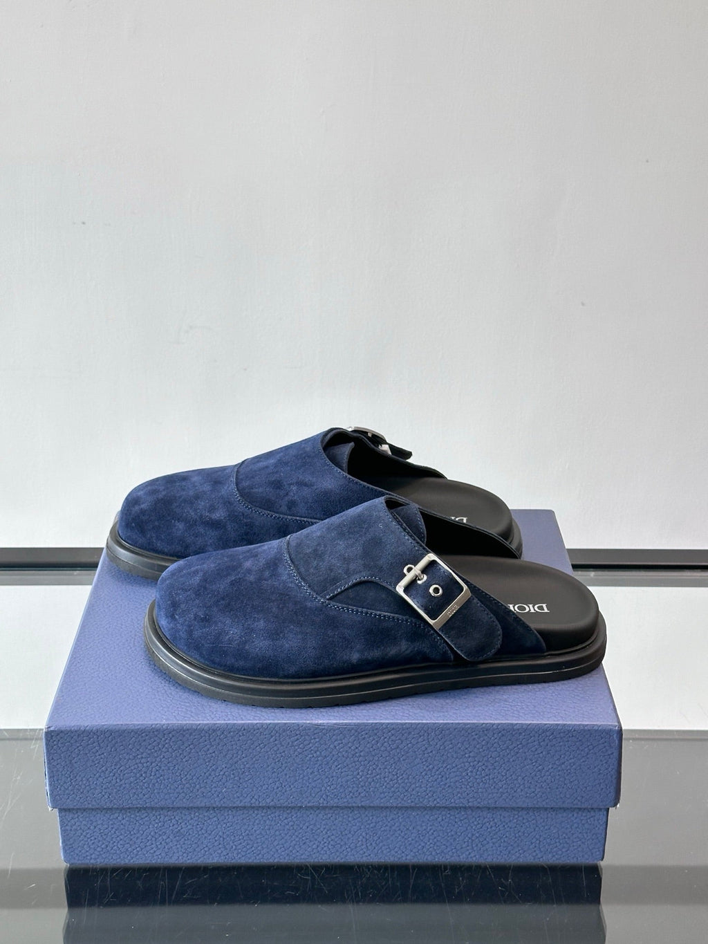 Dior Oblique Closed-Toe Mules