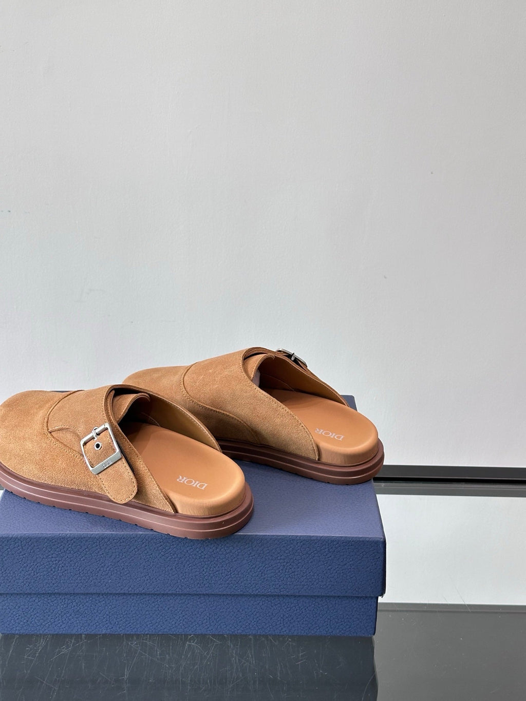 Dior Oblique Closed-Toe Mules