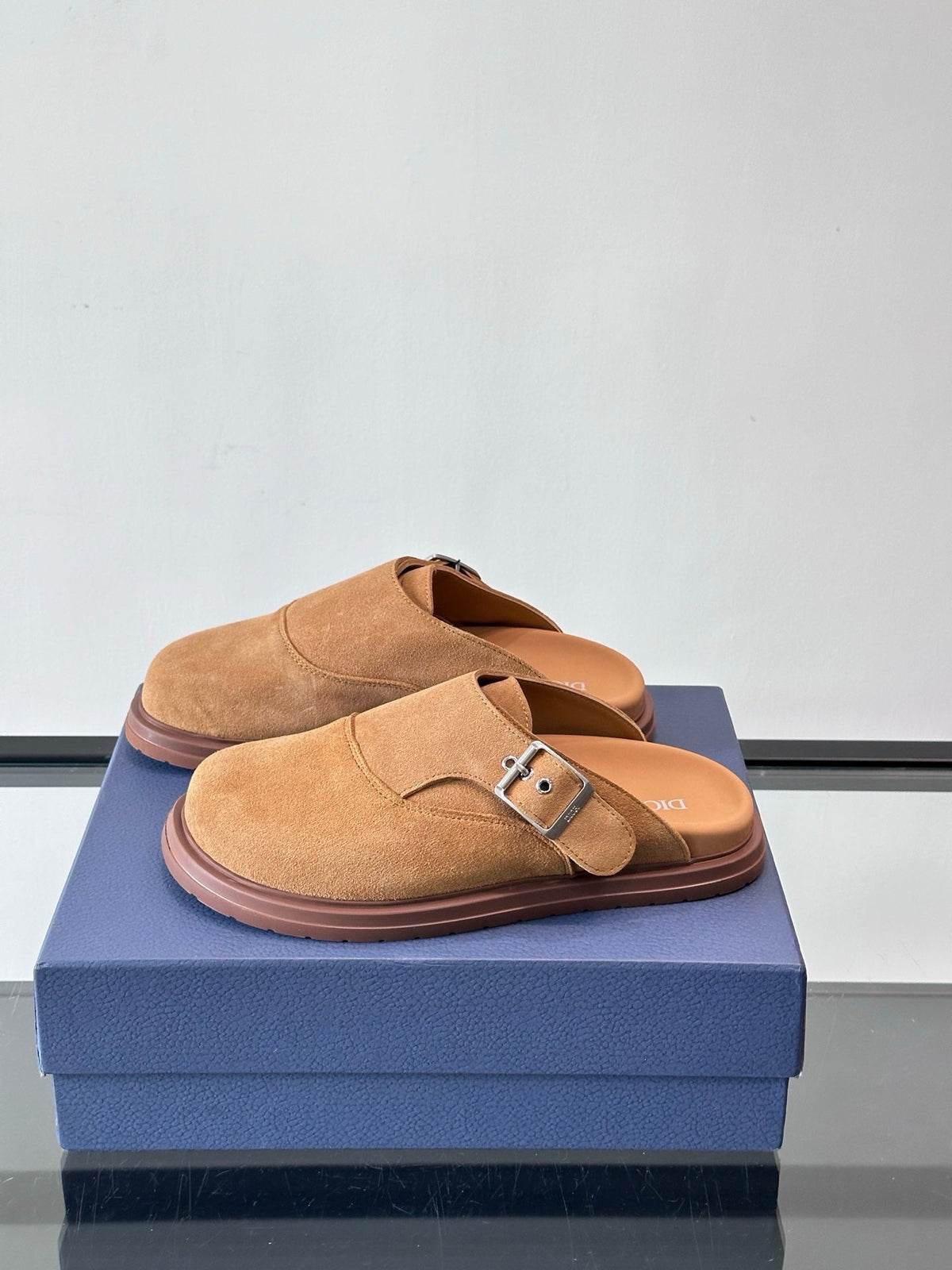 Dior Oblique Closed-Toe Mules