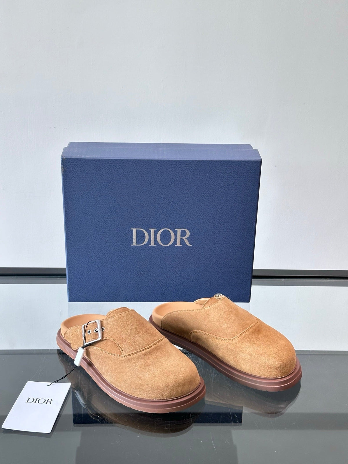 Dior Oblique Closed-Toe Mules