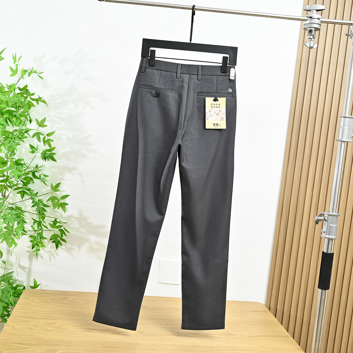 Zegna Men's Tailored Wool Blend Business Trousers – 2025FW