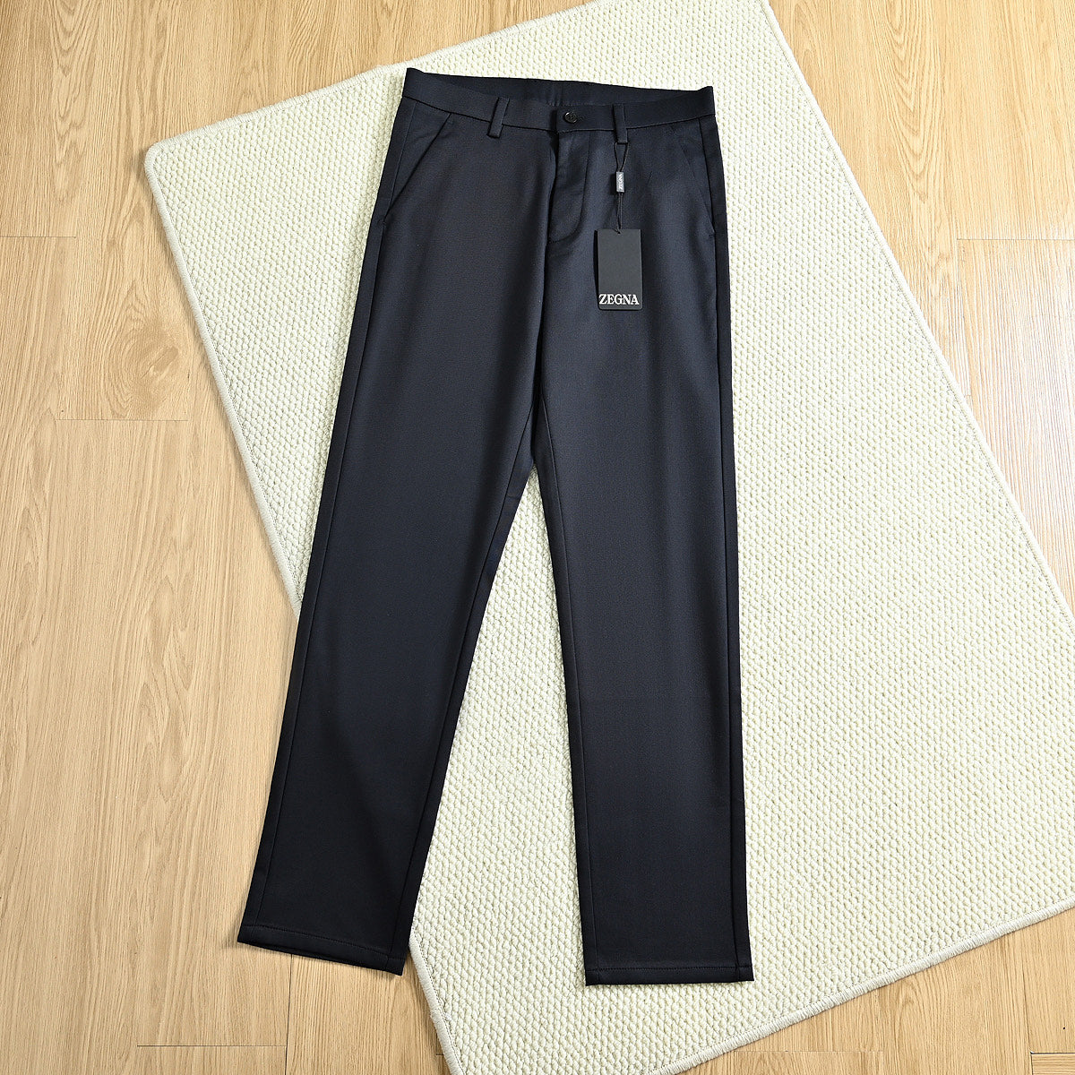 Zegna Men's Tailored Wool Blend Business Trousers – 2025FW