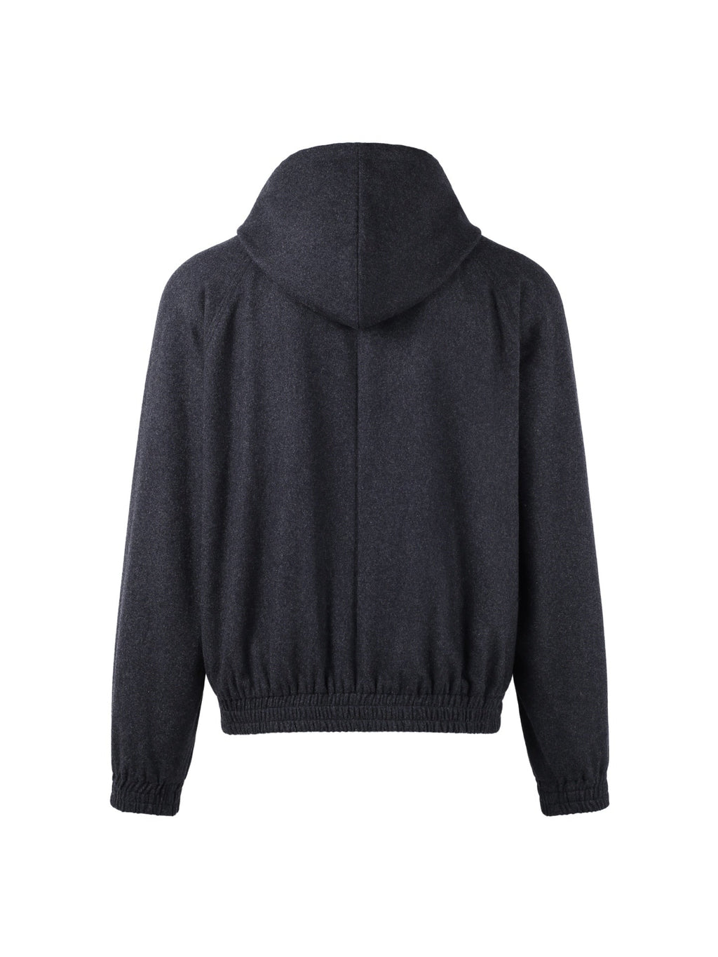 Fendi Hooded Zipper Cashmere Blend Jacket