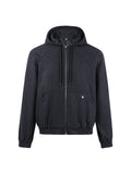 Fendi Hooded Zipper Cashmere Blend Jacket