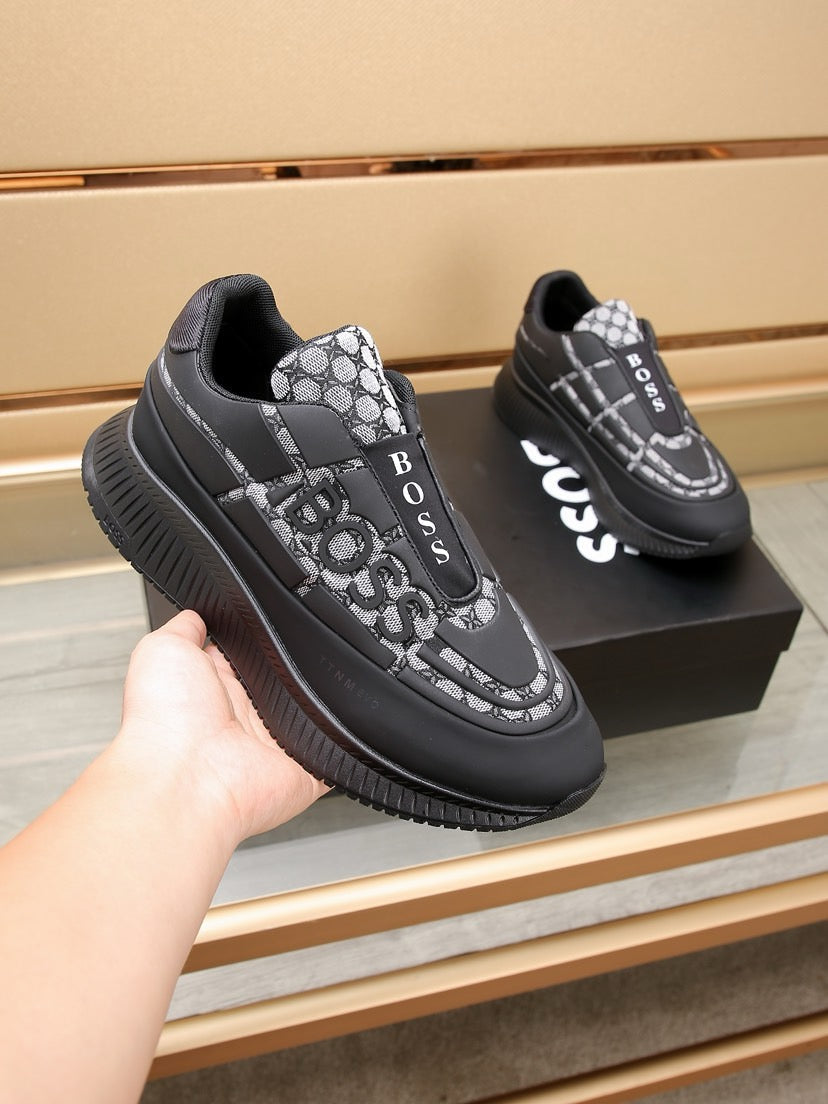 Boss New Men's Luxury Athletic Sneakers