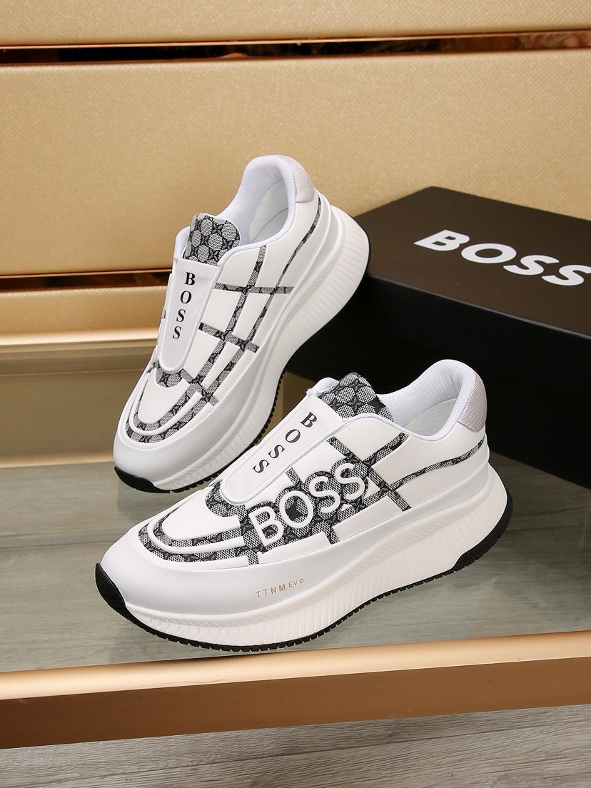 Boss New Men's Luxury Athletic Sneakers