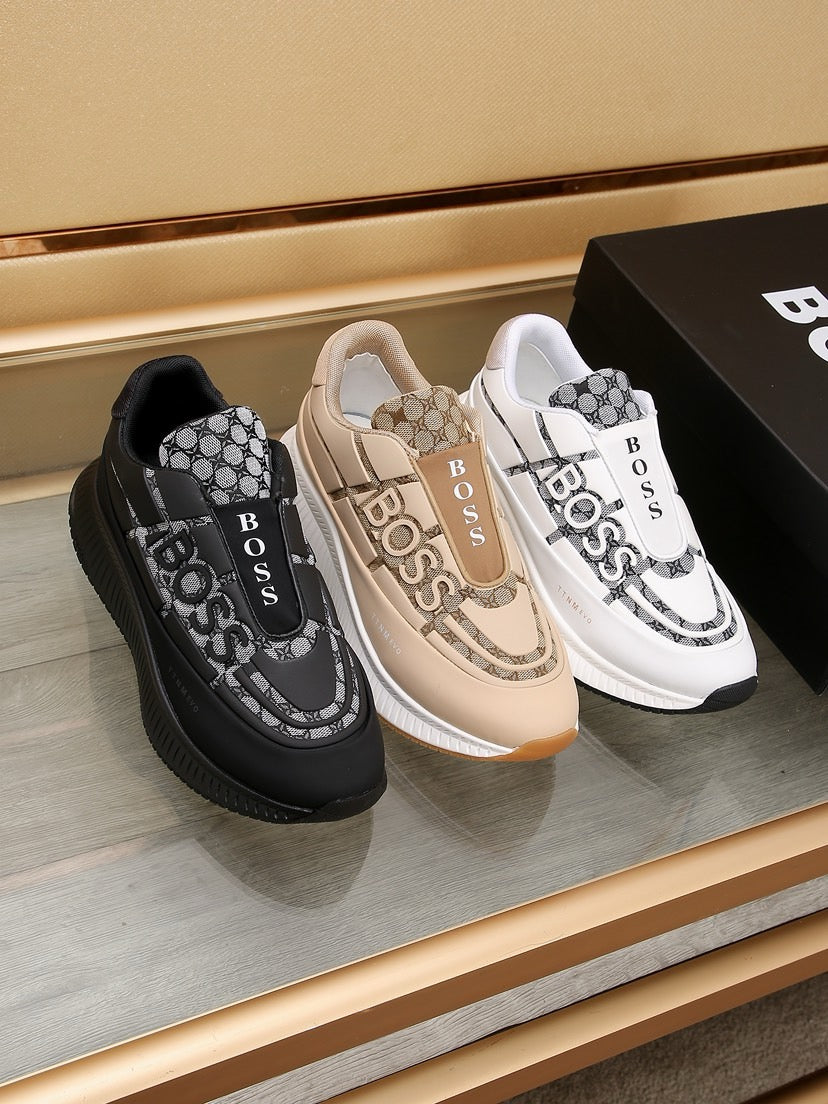 Boss New Men's Luxury Athletic Sneakers
