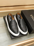 Boss Men's Luxury Leather Slip-On Loafers
