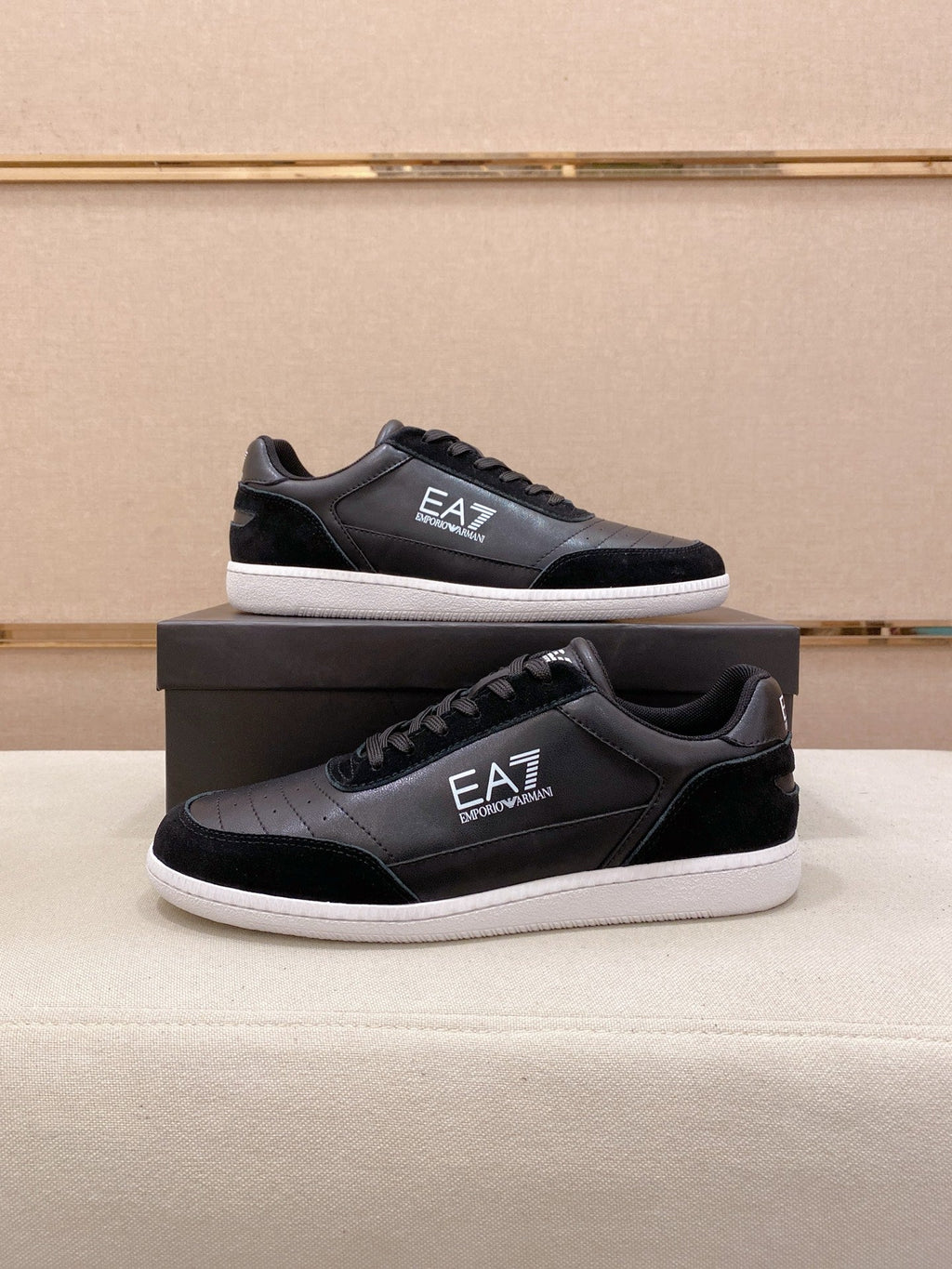 Armani Italian Leather Luxury Sneakers – New Collection