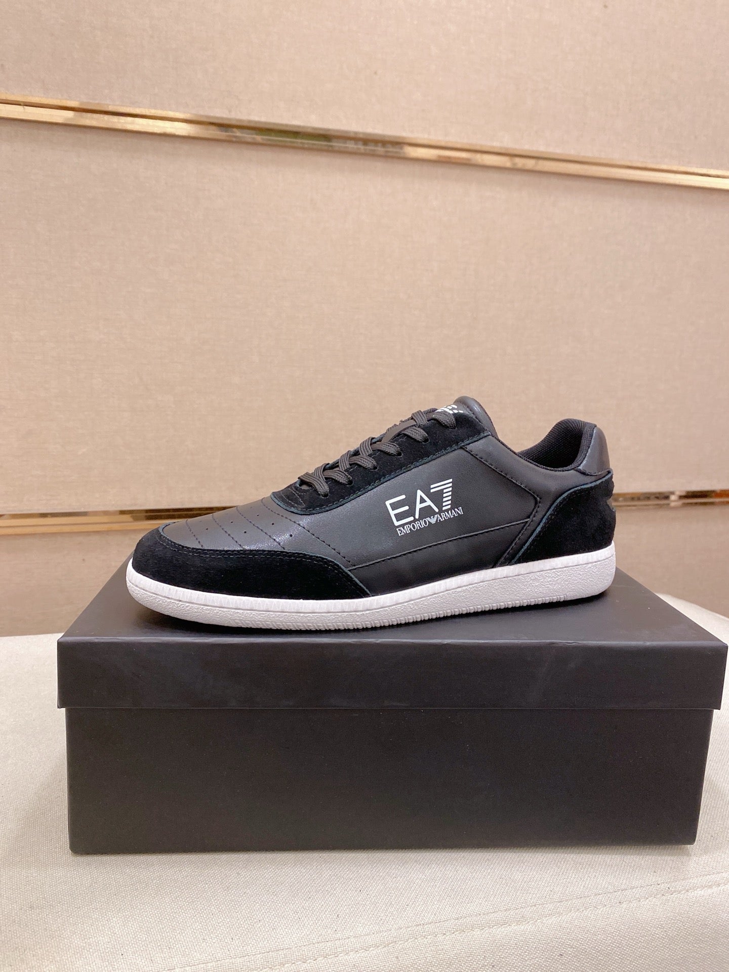 Armani Italian Leather Luxury Sneakers – New Collection