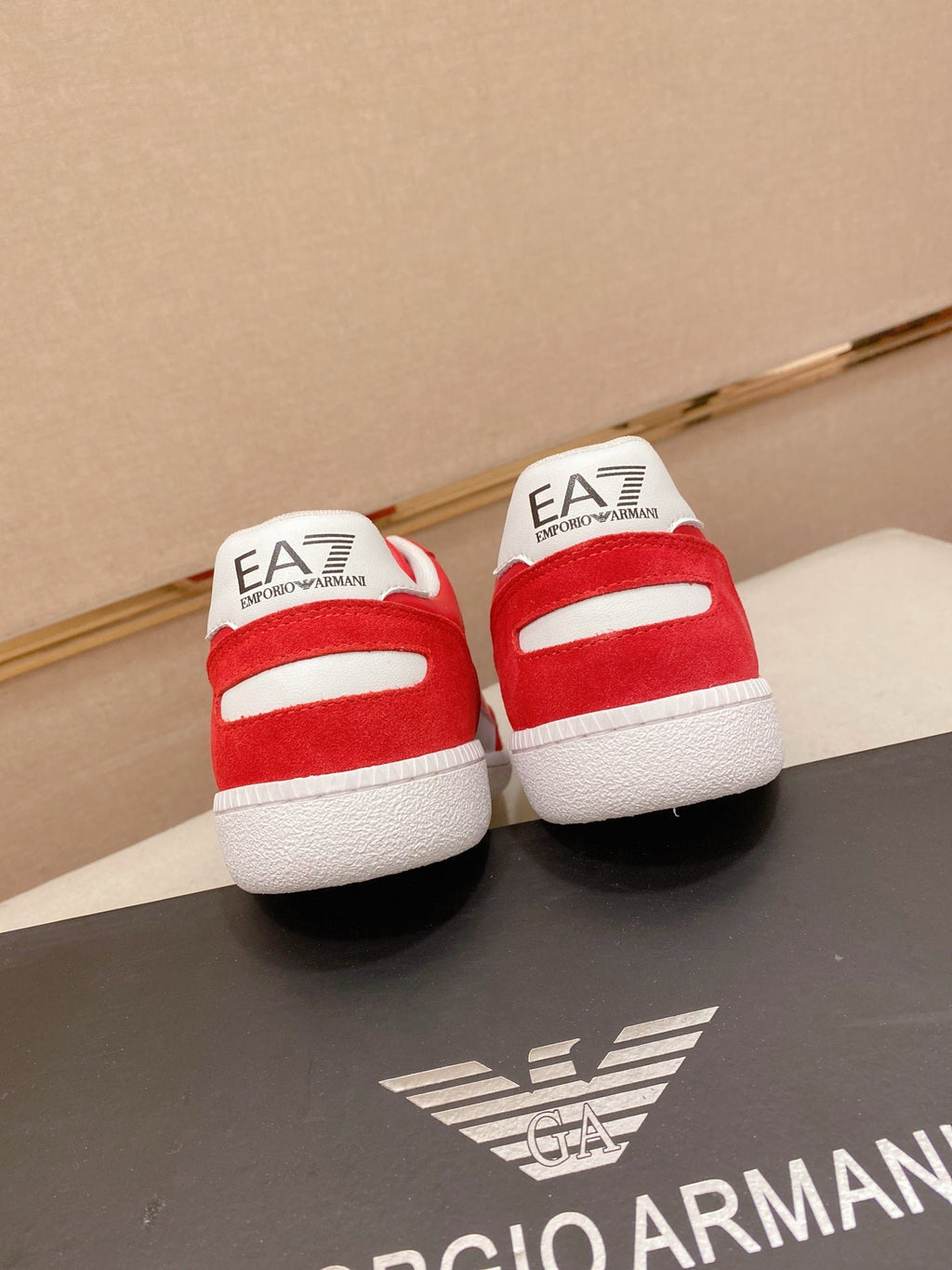 Armani Italian Leather Luxury Sneakers – New Collection
