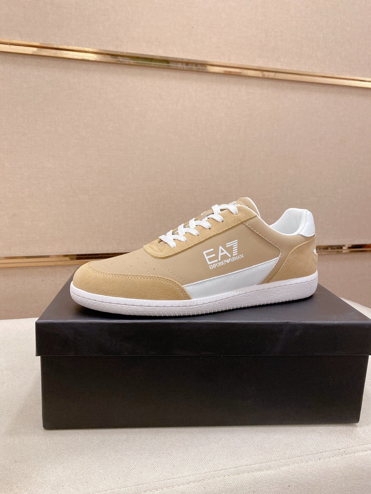 Armani Italian Leather Luxury Sneakers – New Collection