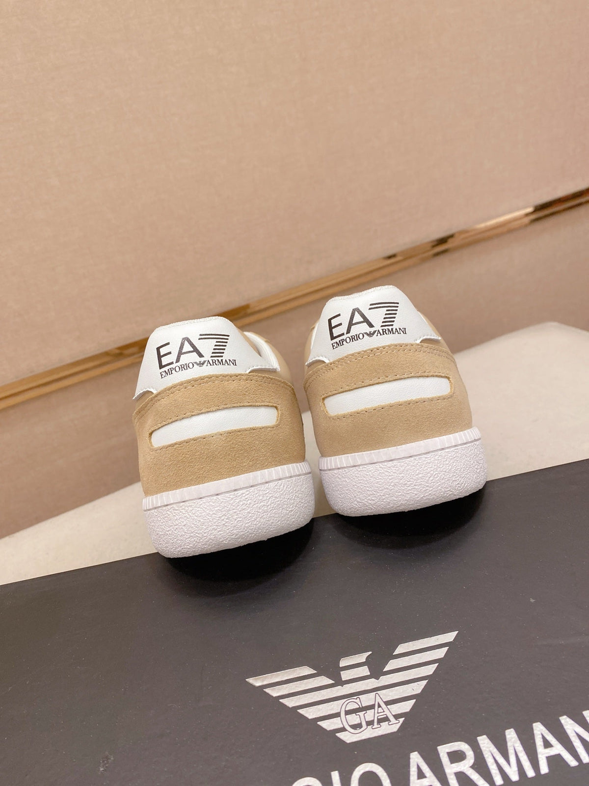 Armani Italian Leather Luxury Sneakers – New Collection