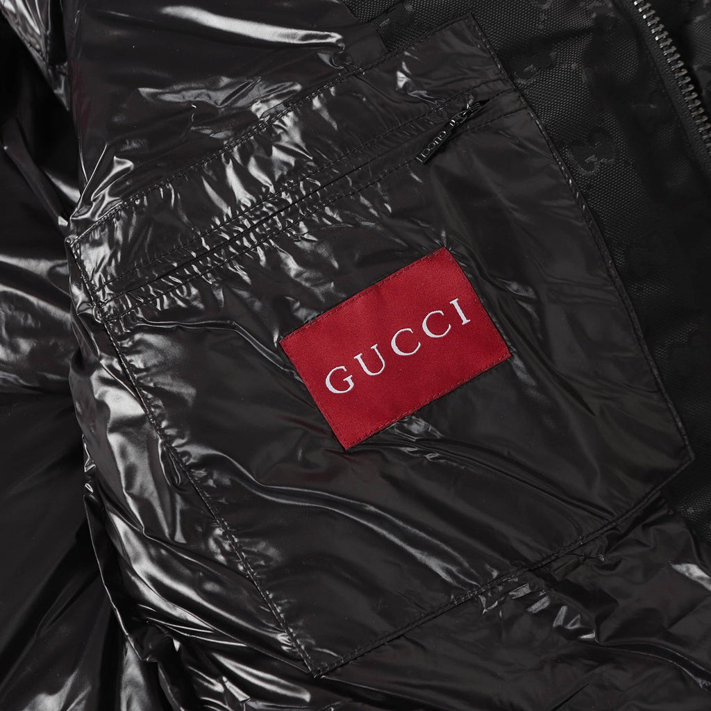 Gucci GG Monogram Hooded Puffer Jacket