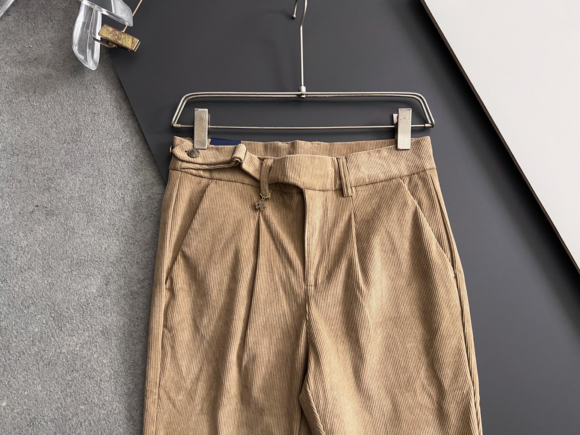 Prada Men's Pure Cotton Casual Trousers – 2025 Collection