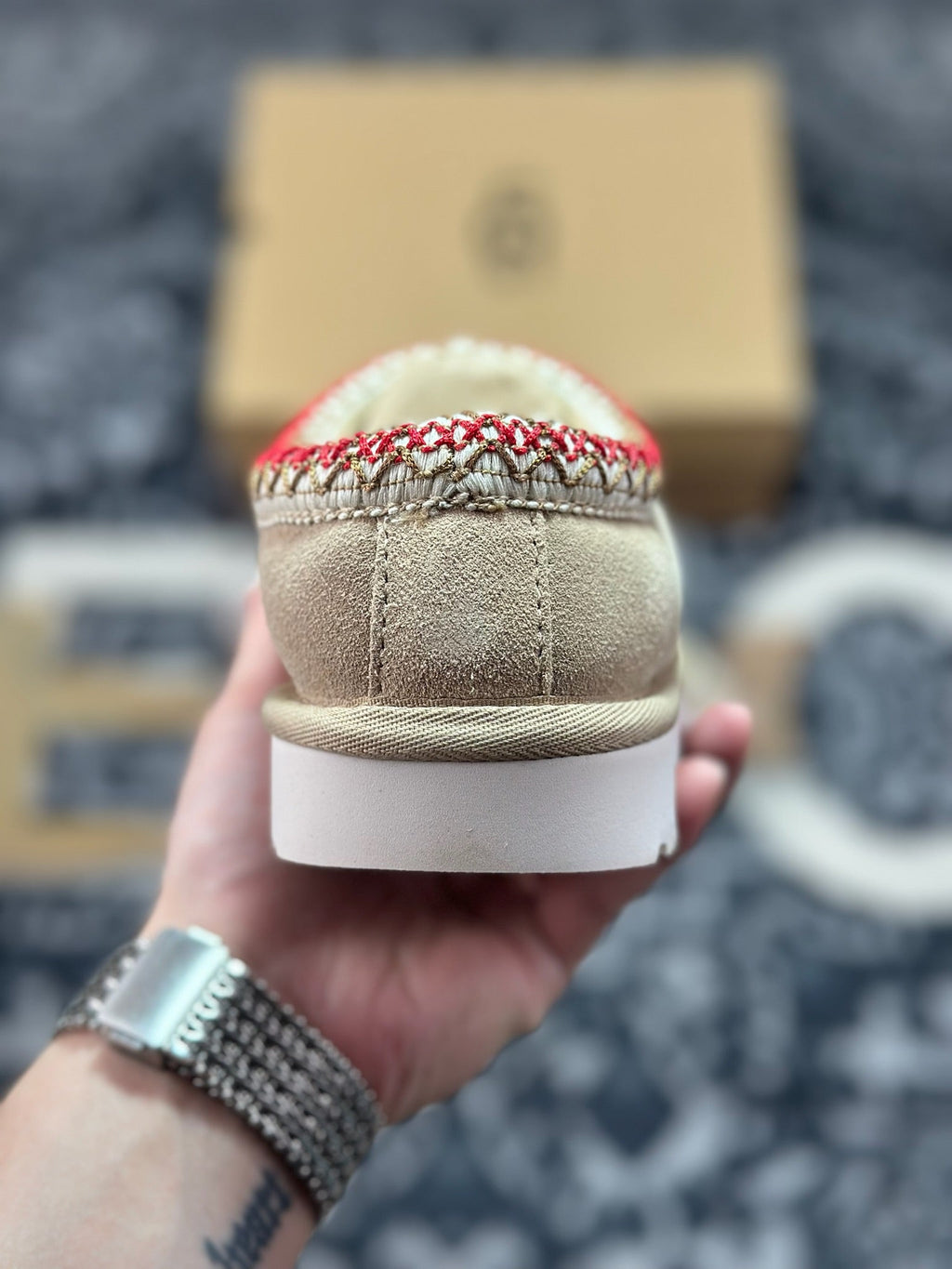 UGG Tazz Thin Sole Sheepskin Snow Boots