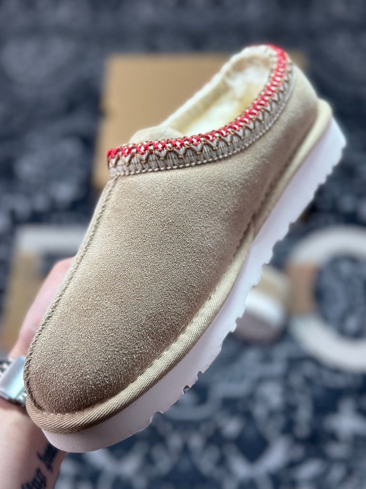 UGG Tazz Thin Sole Sheepskin Snow Boots