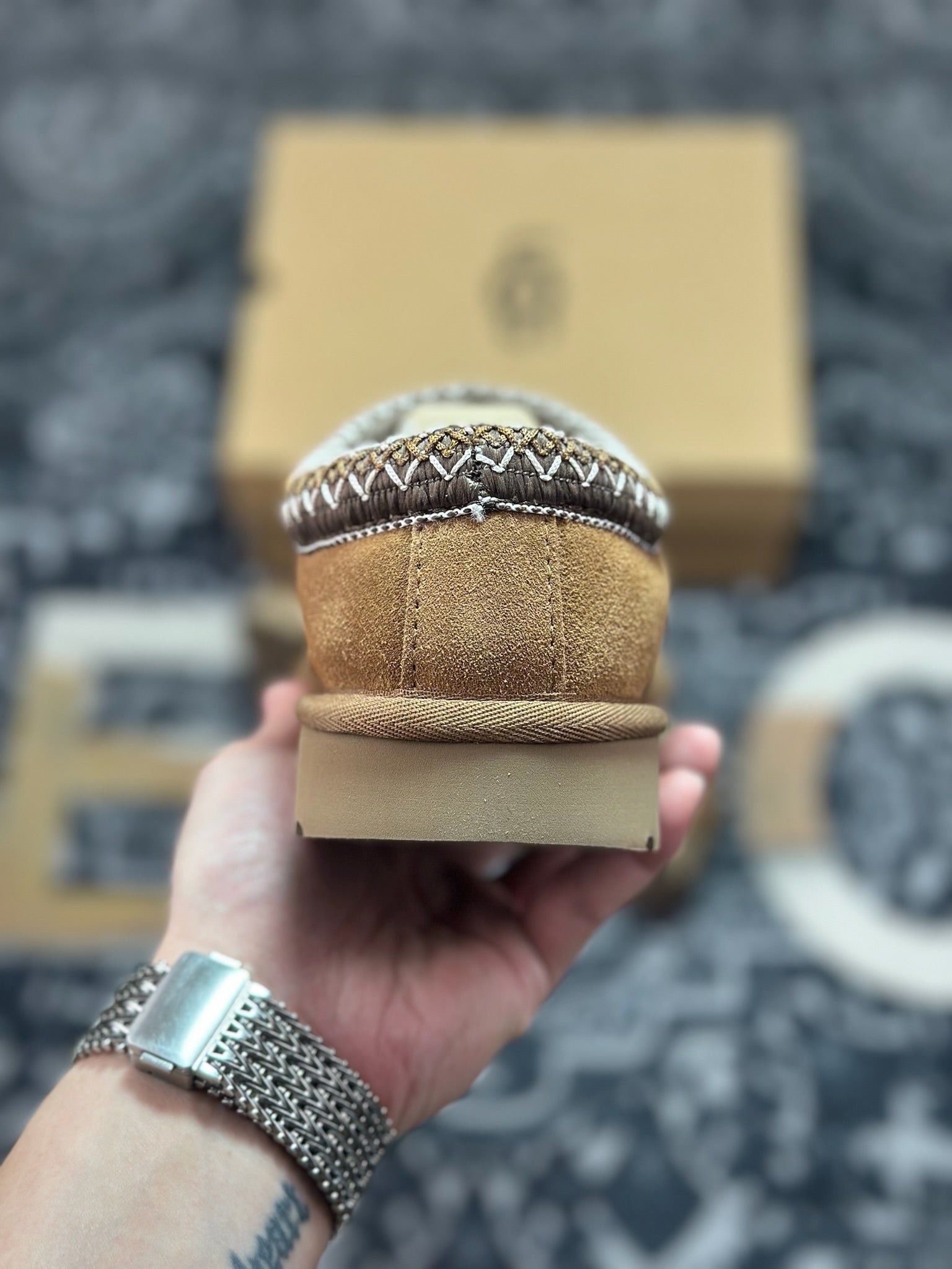 UGG Tazz Thin Sole Sheepskin Snow Boots
