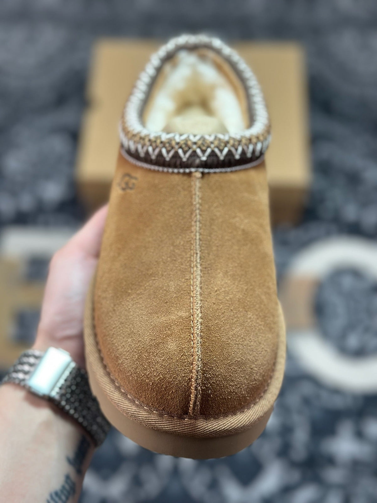 UGG Tazz Thin Sole Sheepskin Snow Boots