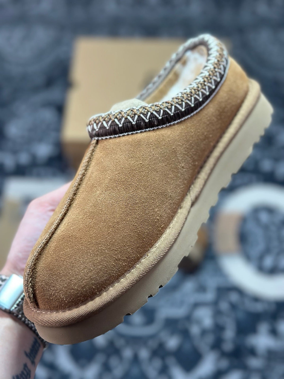 UGG Tazz Thin Sole Sheepskin Snow Boots
