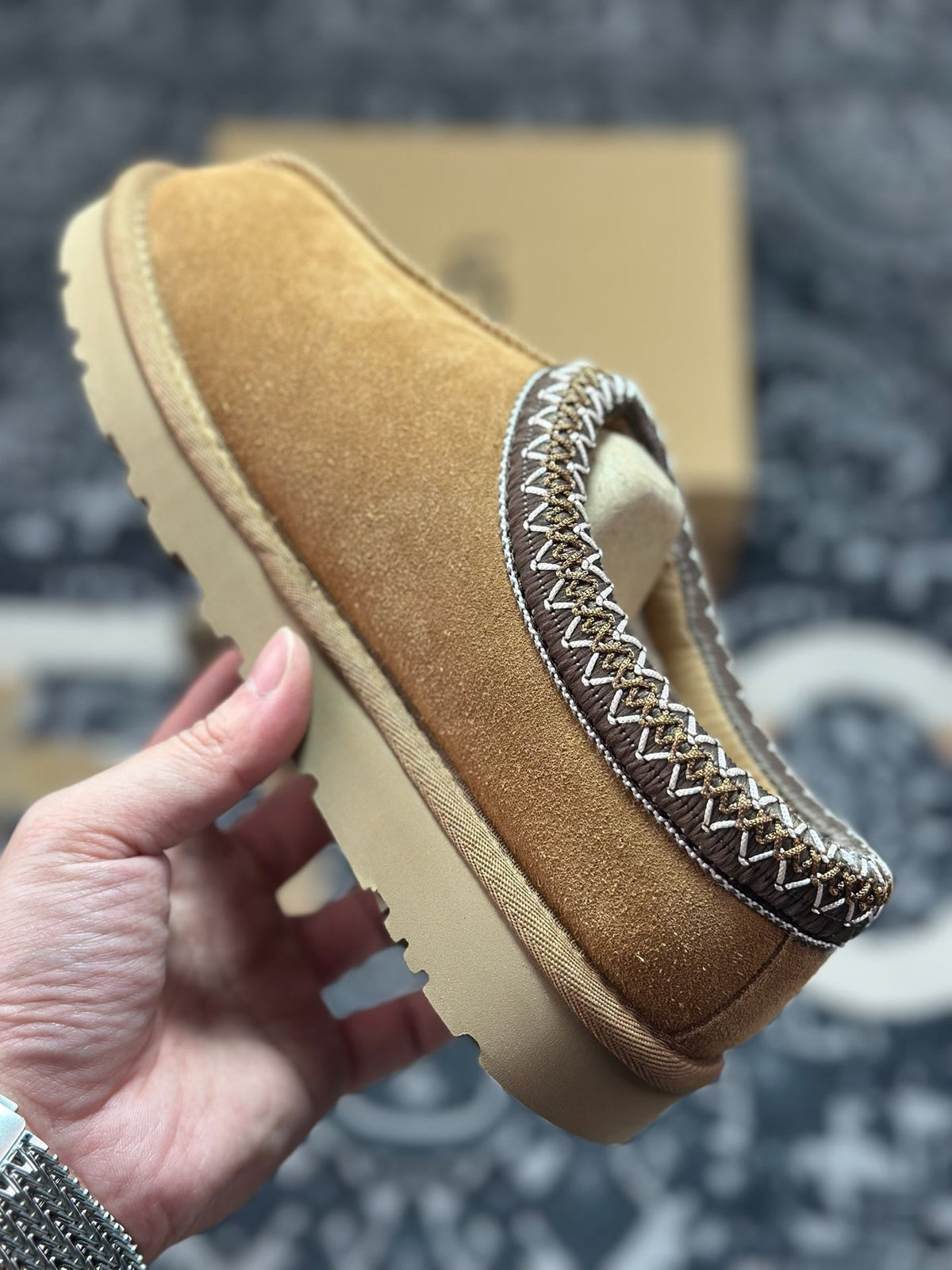 UGG Tazz Thin Sole Sheepskin Snow Boots