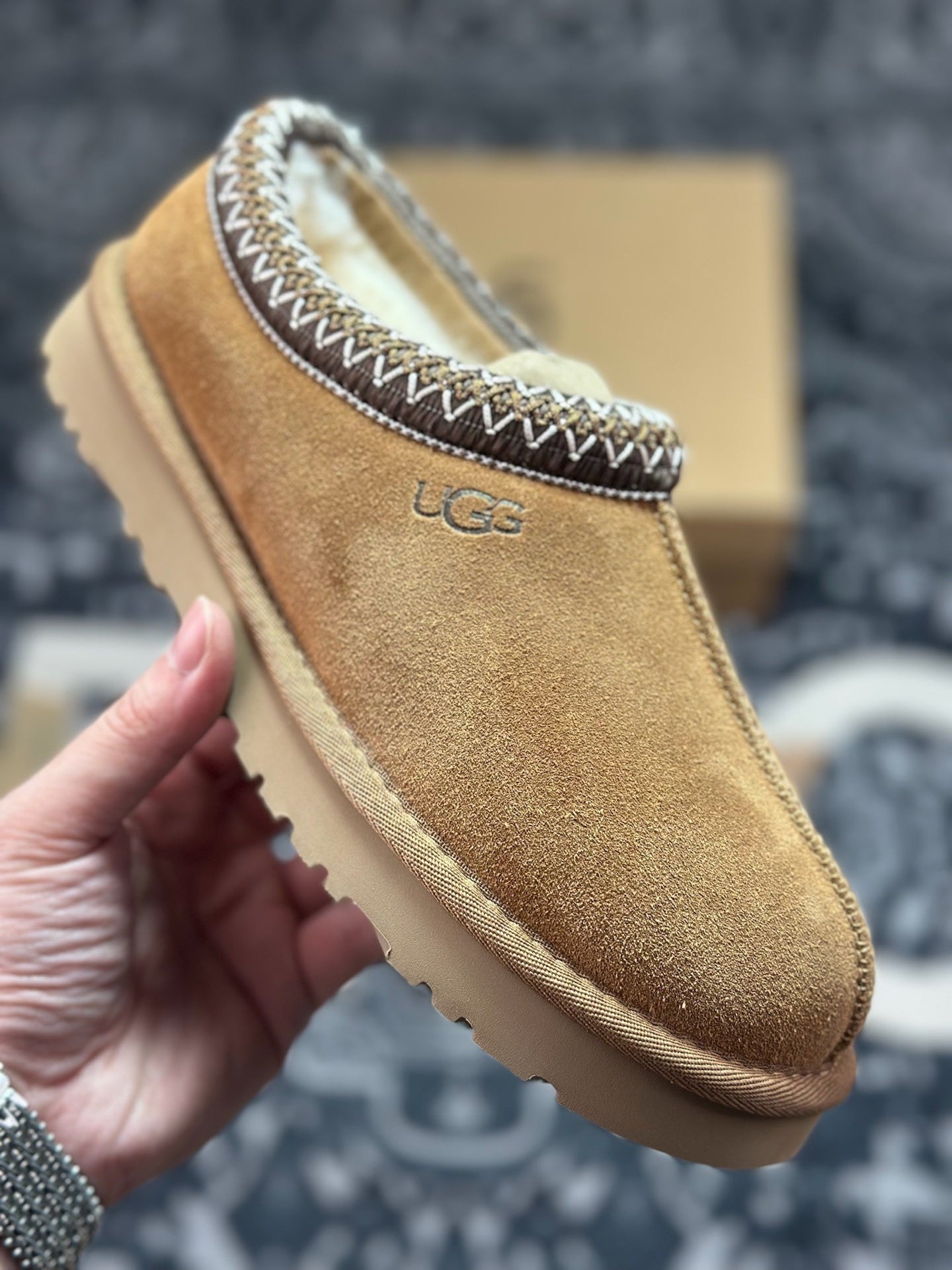 UGG Tazz Thin Sole Sheepskin Snow Boots