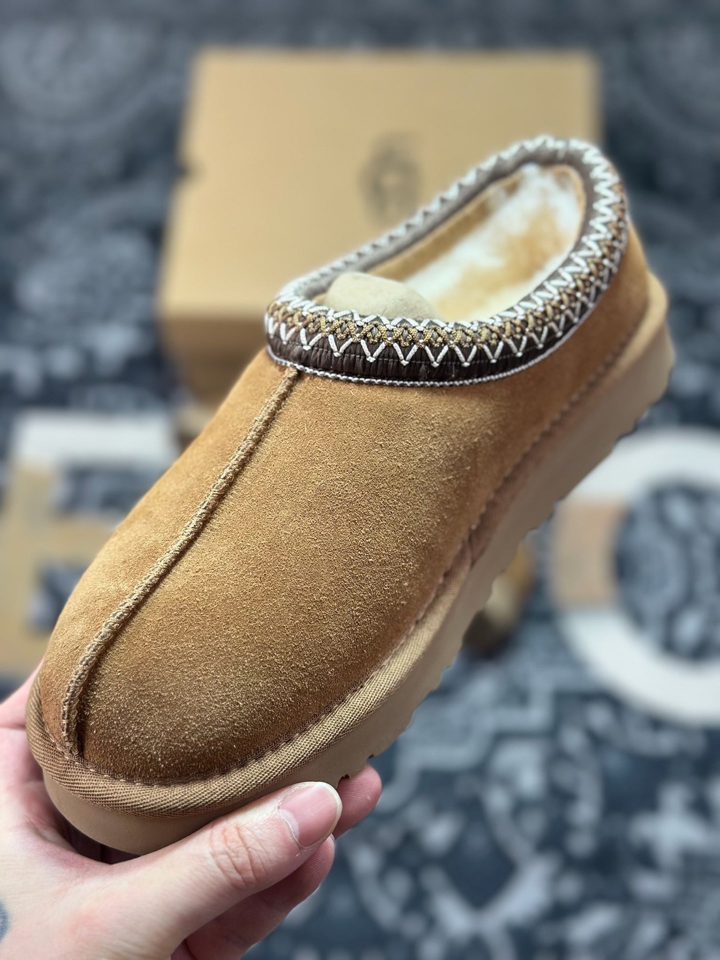 UGG Tazz Thin Sole Sheepskin Snow Boots