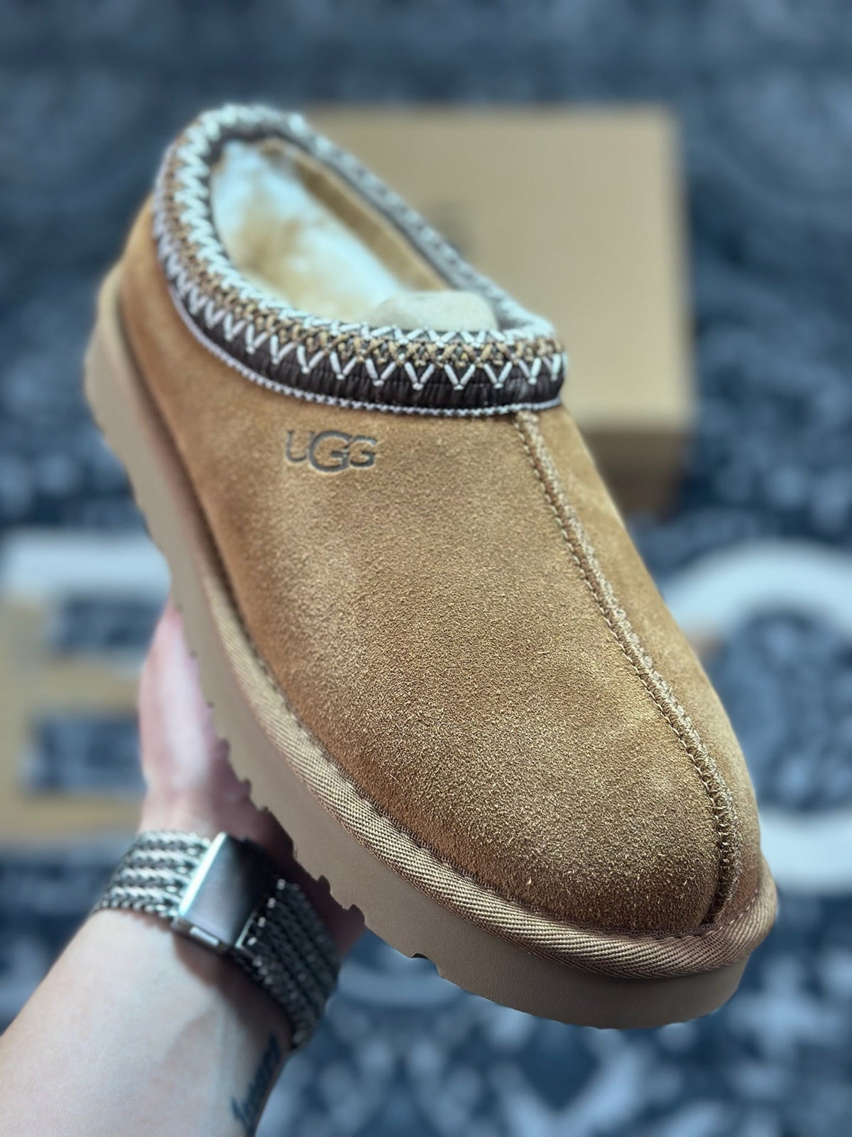 UGG Tazz Thin Sole Sheepskin Snow Boots