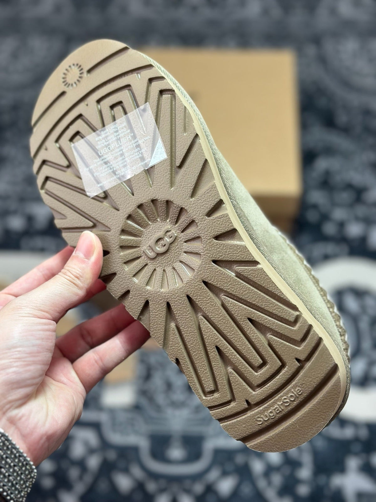 UGG Tazz Thin Sole Sheepskin Snow Boots