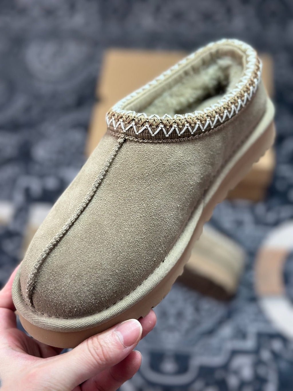 UGG Tazz Thin Sole Sheepskin Snow Boots