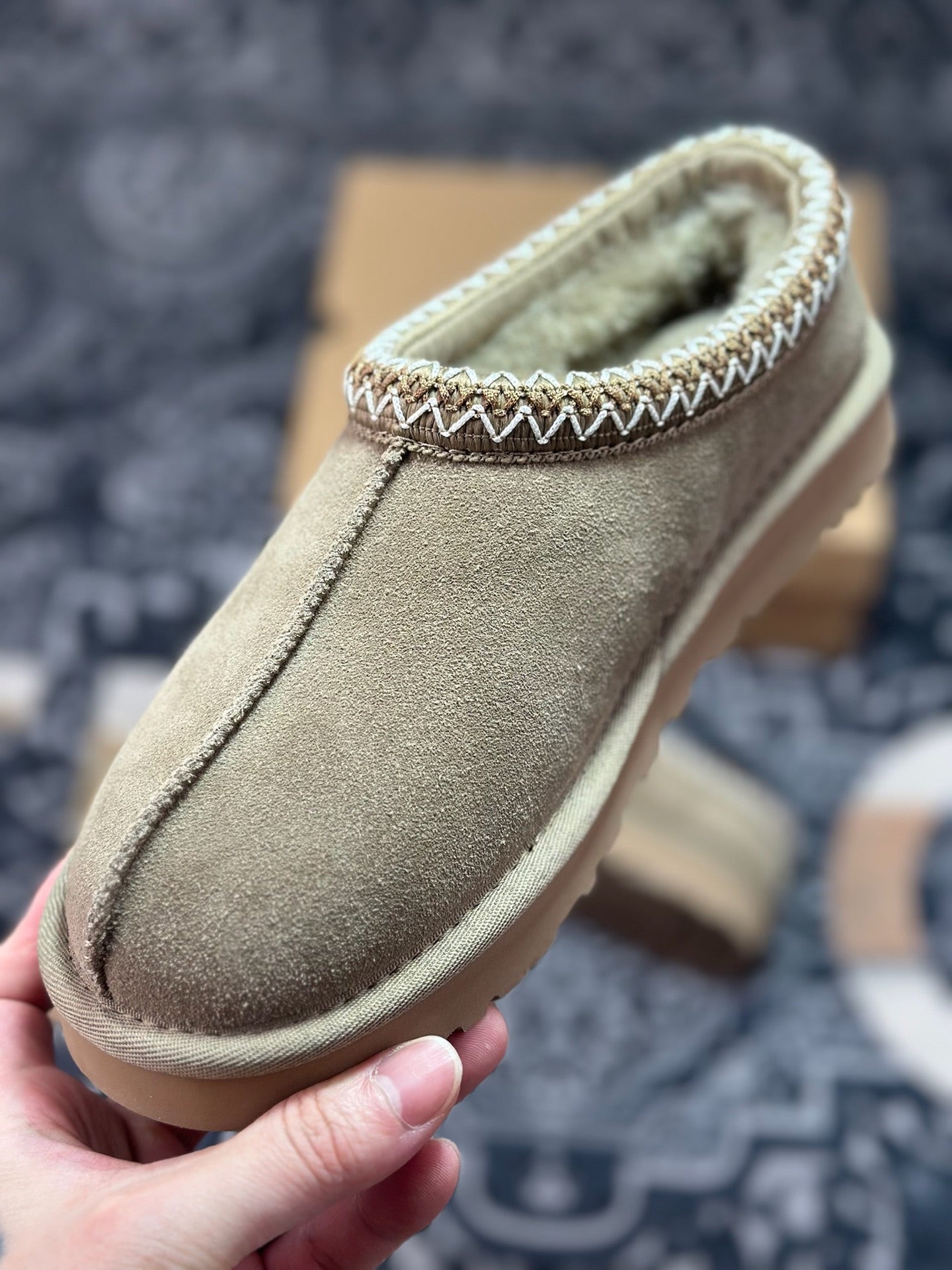 UGG Tazz Thin Sole Sheepskin Snow Boots