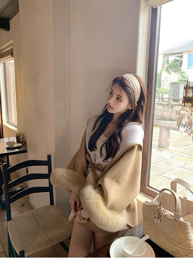 Louis Vuitton Monogram Reversible Wool Coat