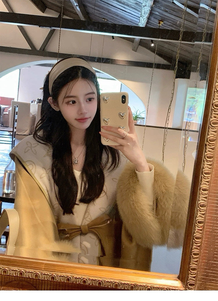 Louis Vuitton Monogram Reversible Wool Coat