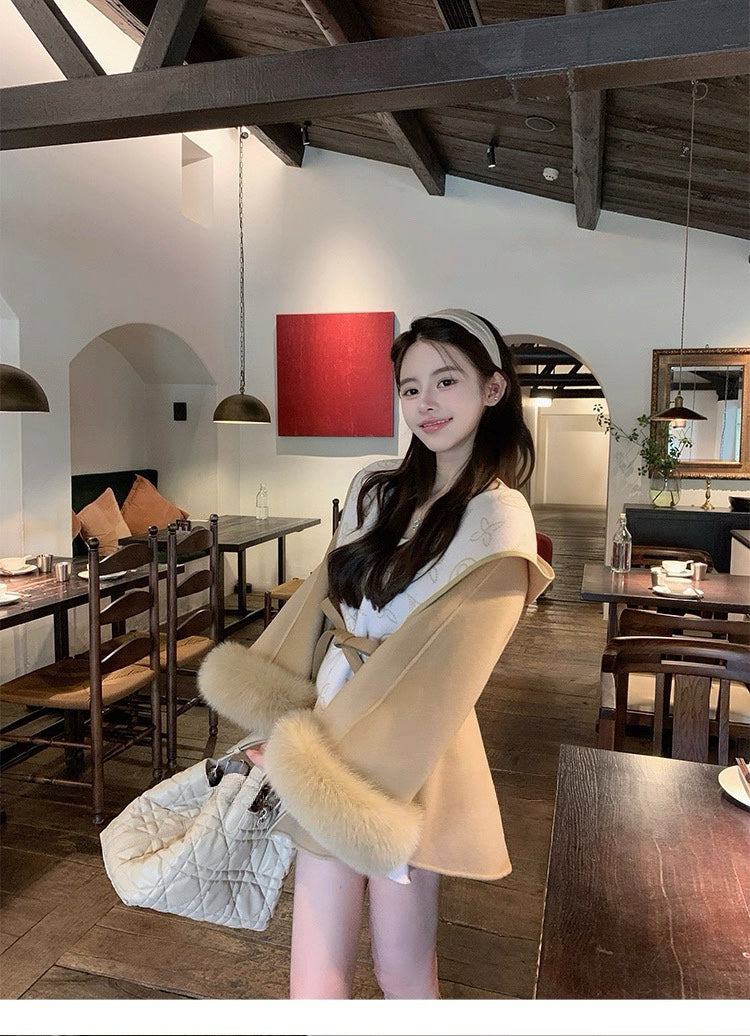 Louis Vuitton Monogram Reversible Wool Coat