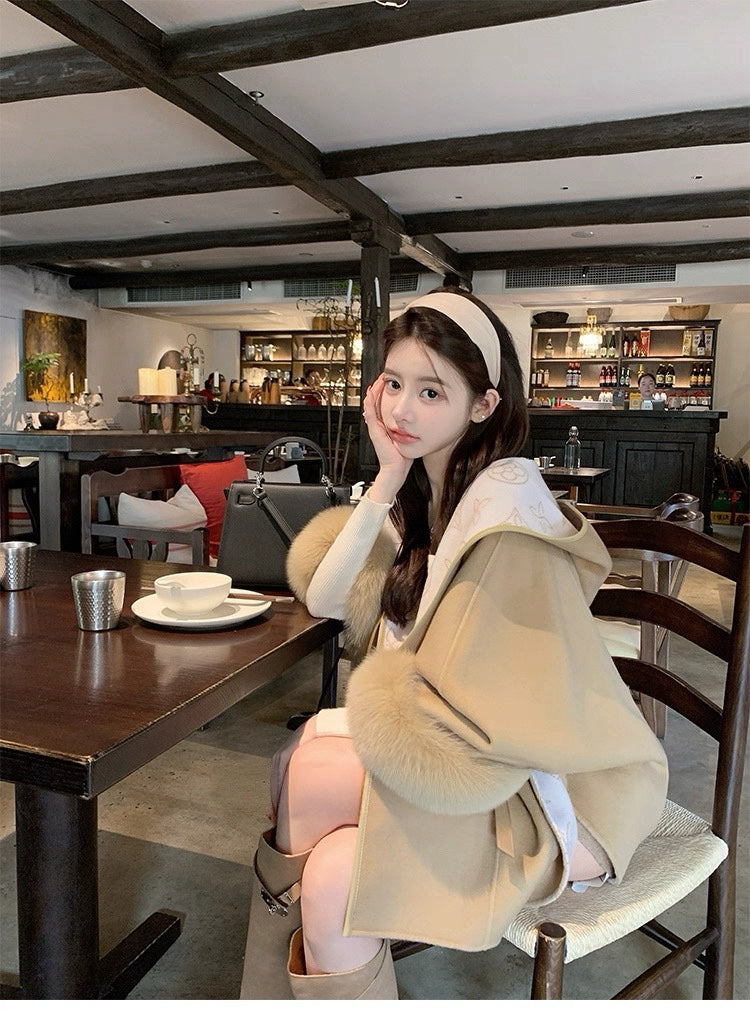 Louis Vuitton Monogram Reversible Wool Coat