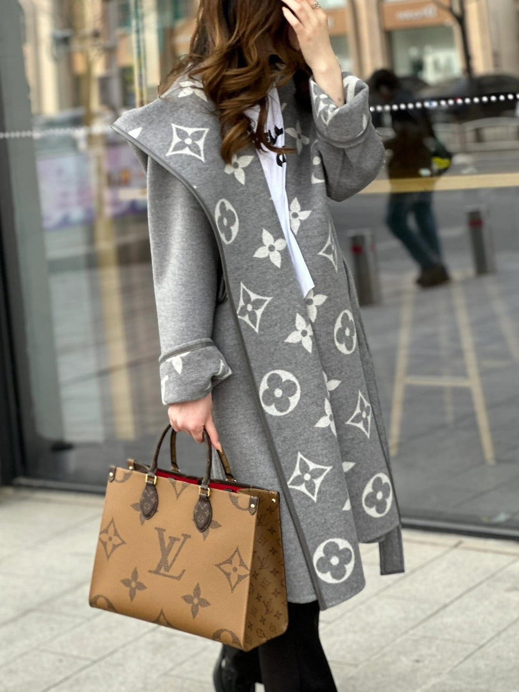 Louis Vuitton Long Wool Overcoat
