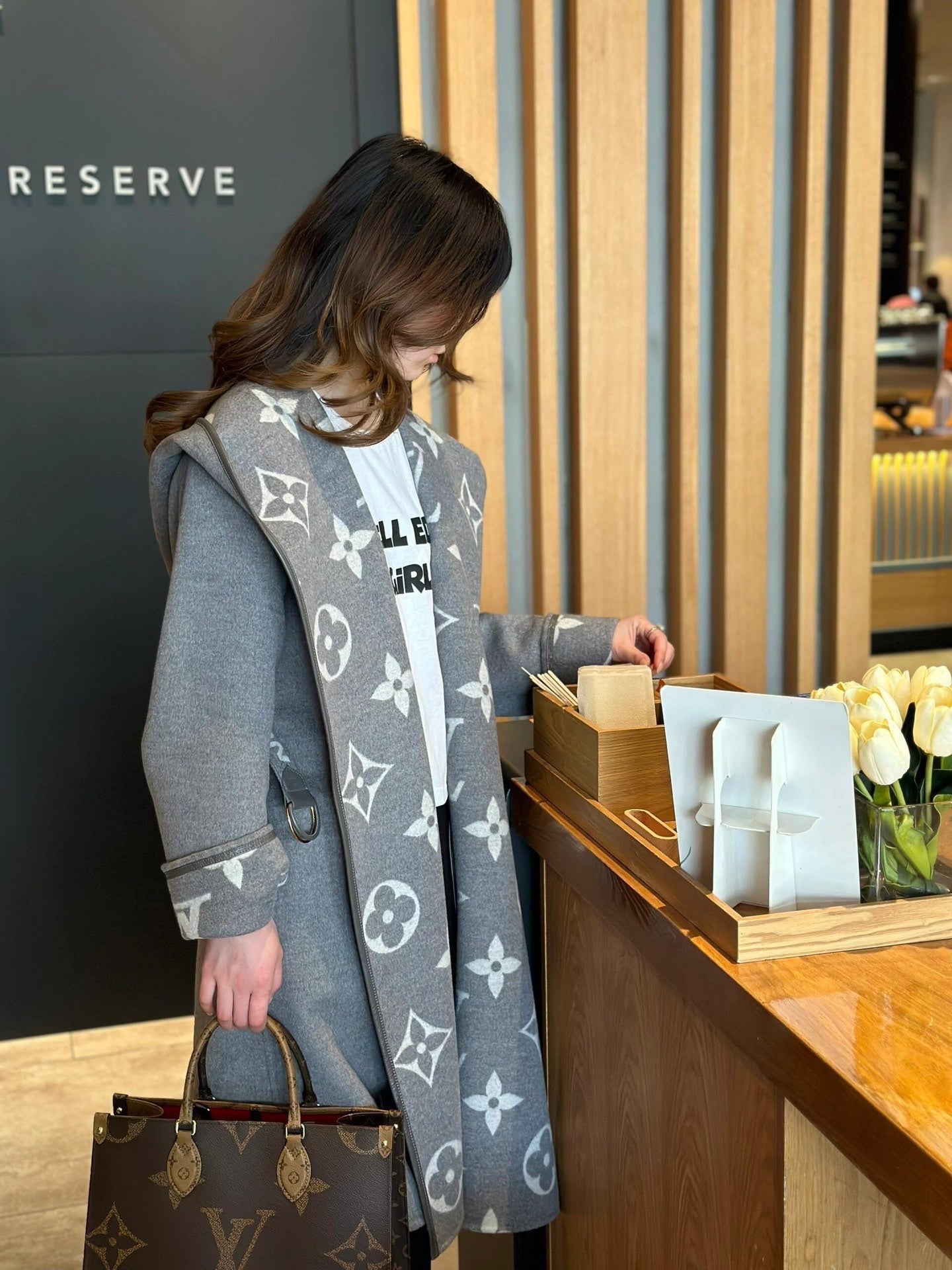 Louis Vuitton Long Wool Overcoat