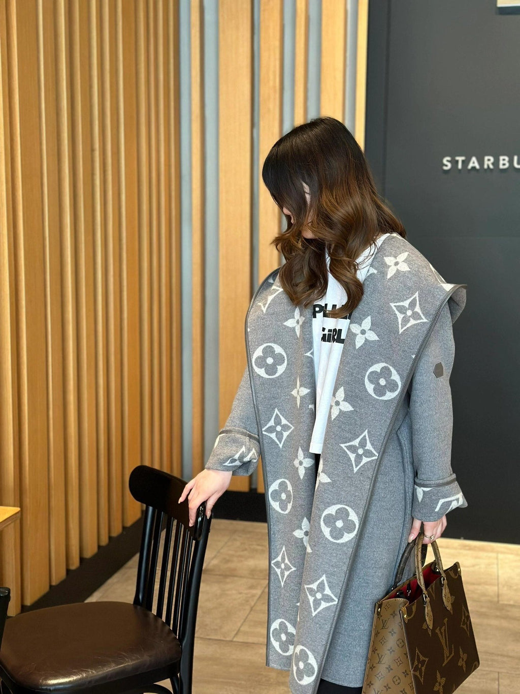 Louis Vuitton Long Wool Overcoat
