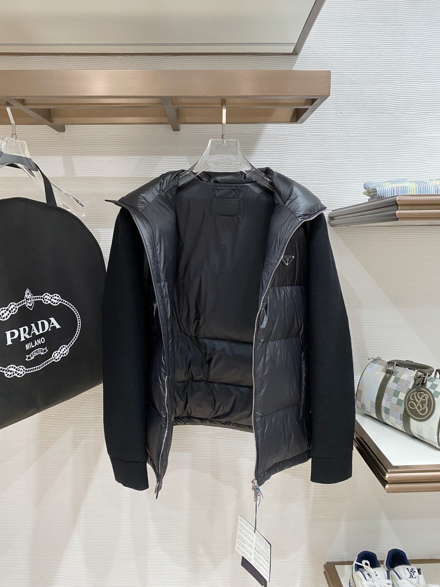 Prada Knitted Down Jacket – 2025FW