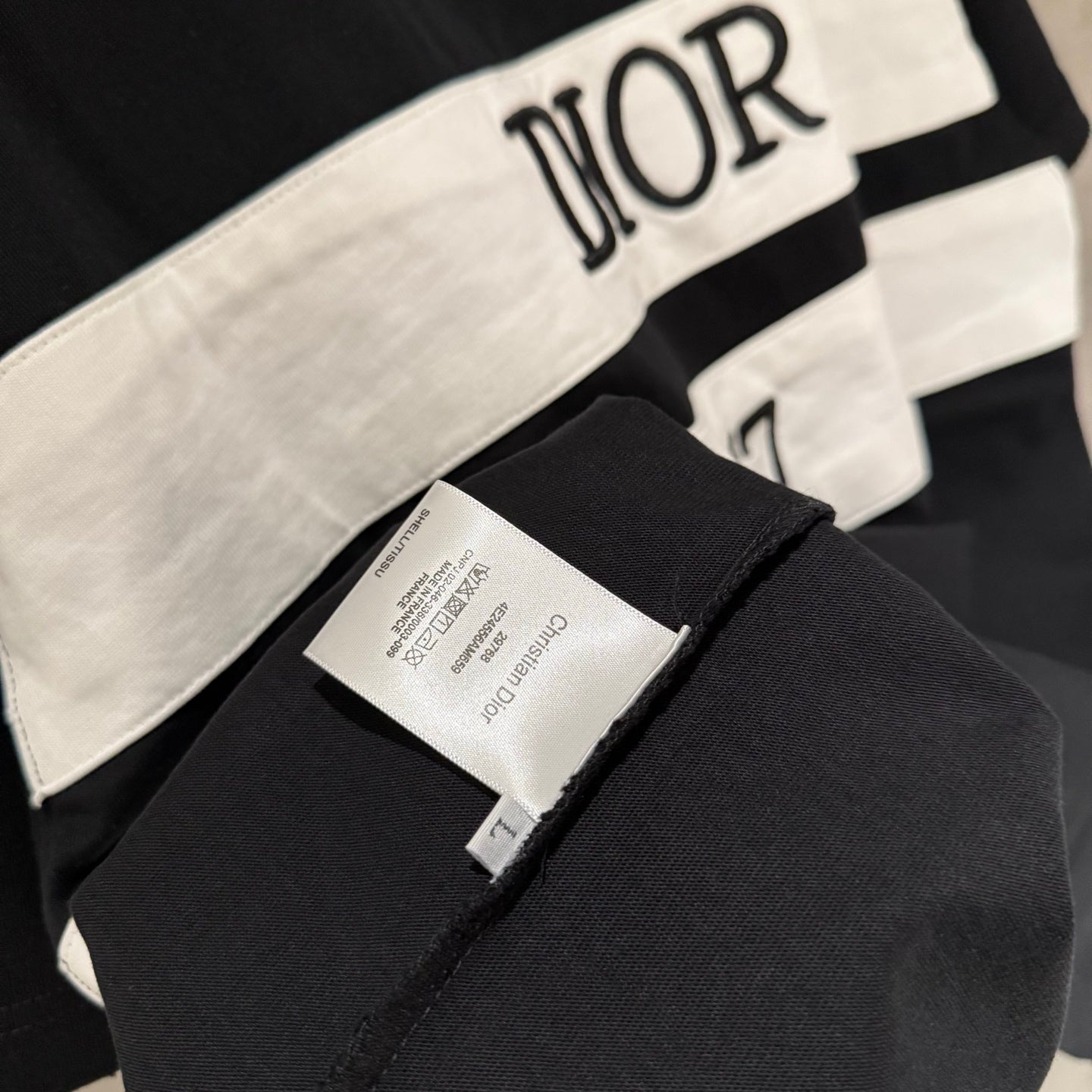 Dior Patch Embroidered Heavyweight T-Shirt
