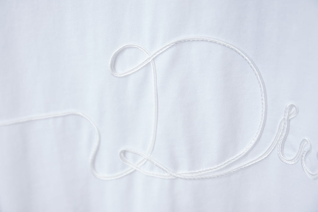 Dior Embroidered Logo Print T-Shirt – 25SS Early Spring Collection