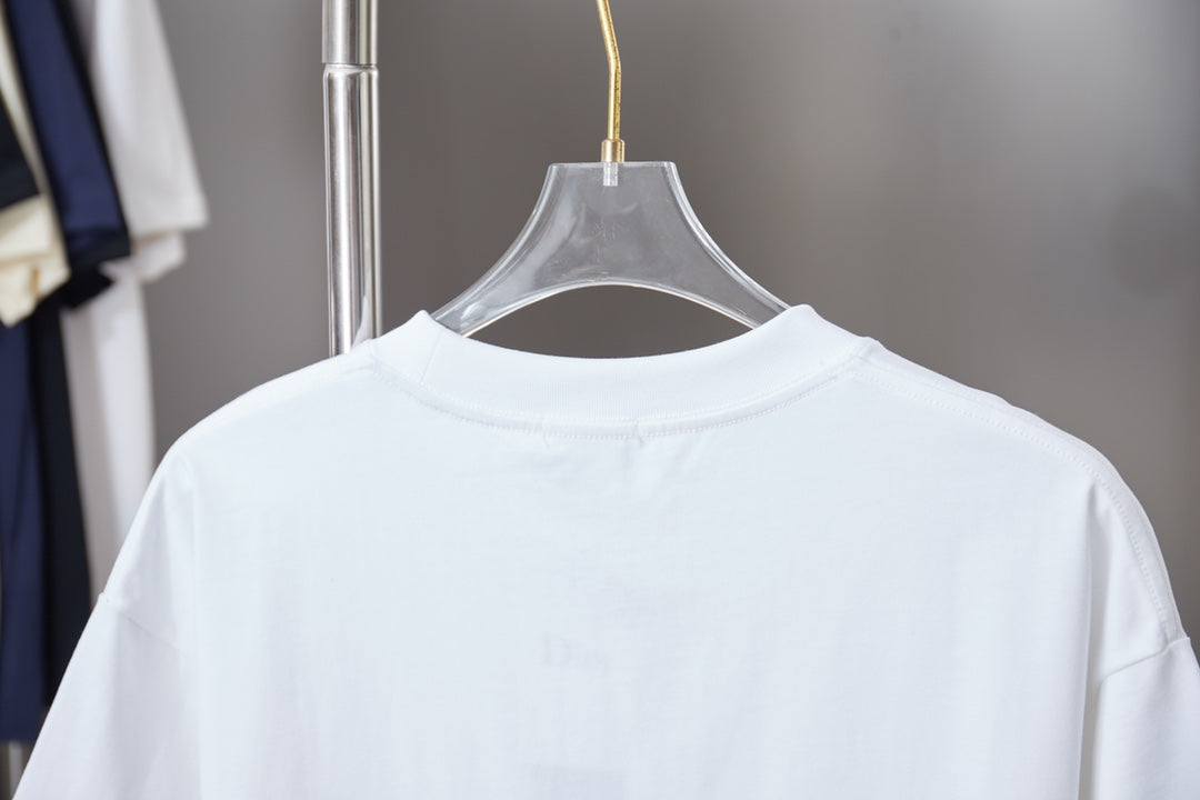 Dior Embroidered Logo Print T-Shirt – 25SS Early Spring Collection