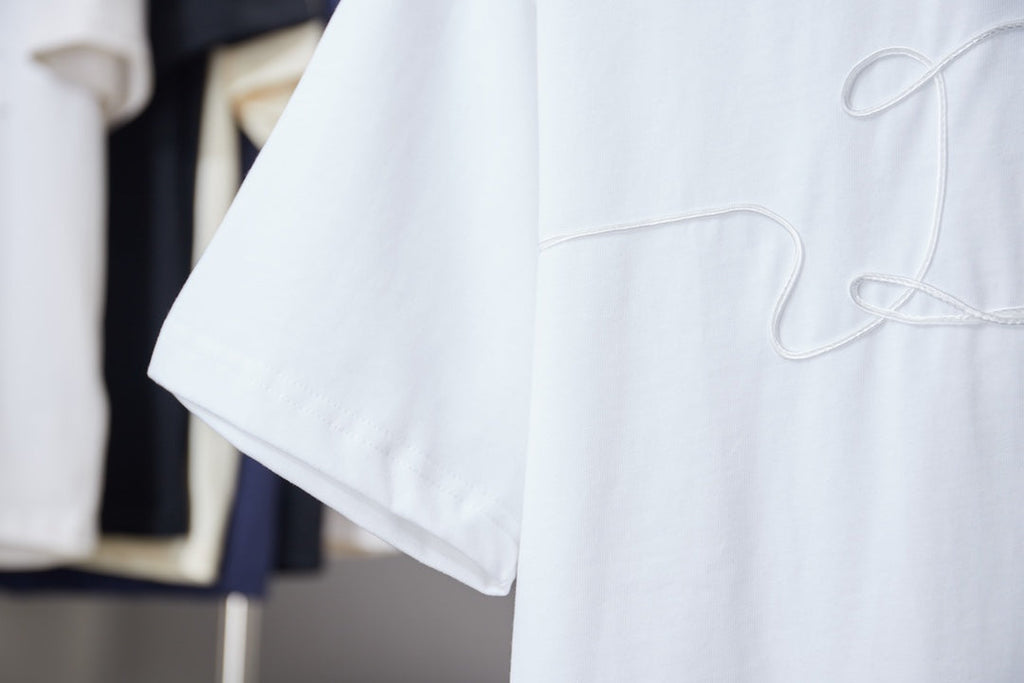 Dior Embroidered Logo Print T-Shirt – 25SS Early Spring Collection