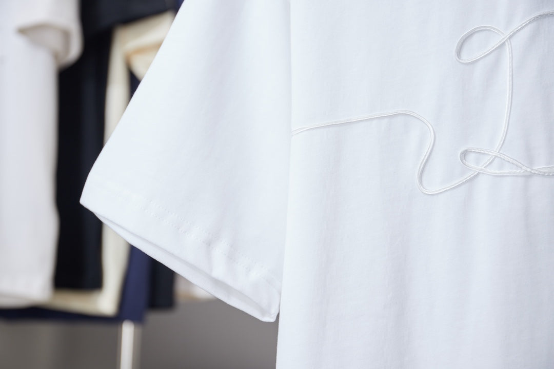 Dior Embroidered Logo Print T-Shirt – 25SS Early Spring Collection