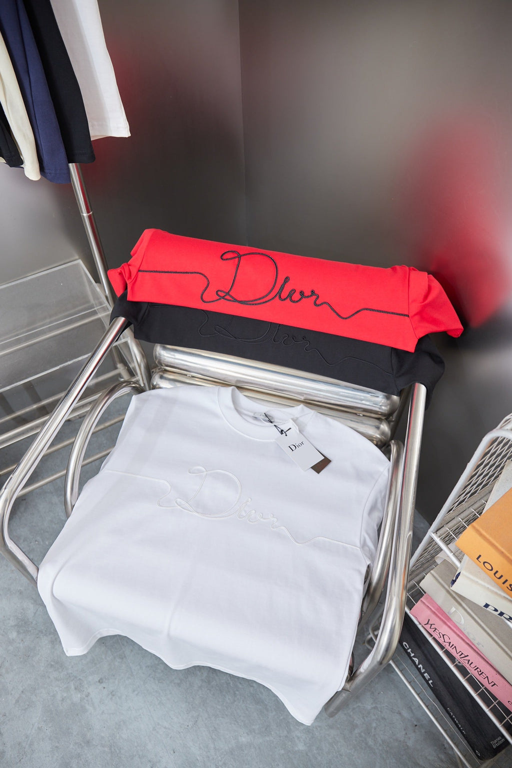 Dior Embroidered Logo Print T-Shirt – 25SS Early Spring Collection