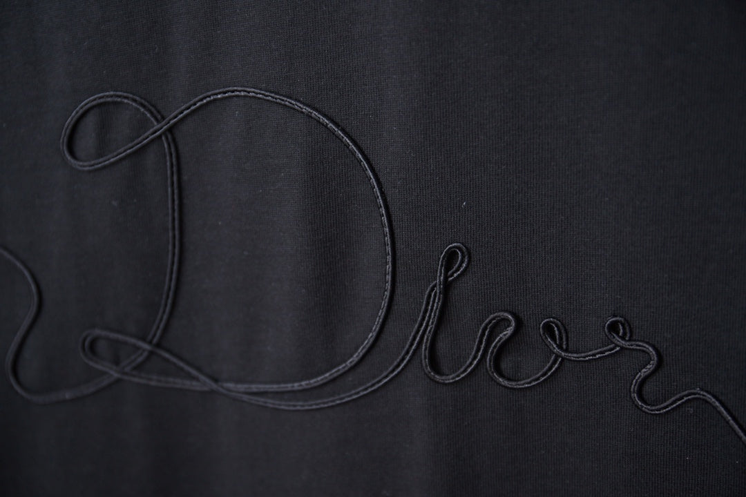 Dior Embroidered Logo Print T-Shirt – 25SS Early Spring Collection