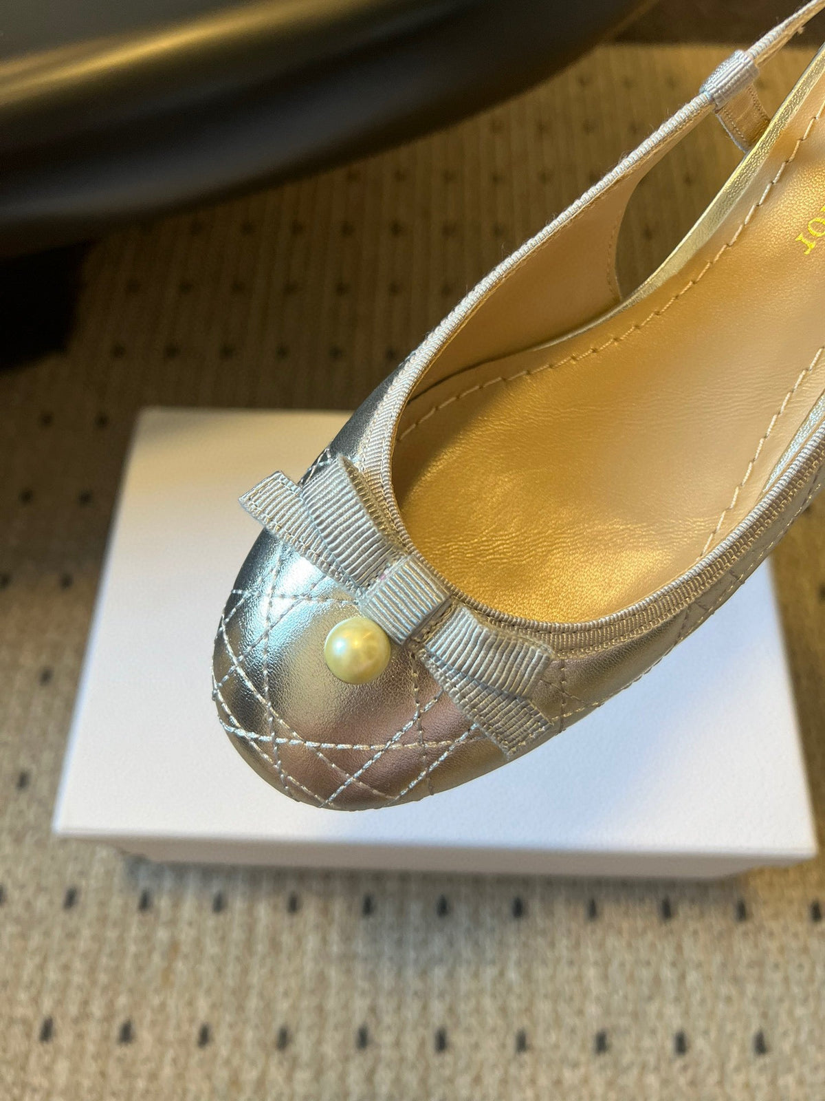 Dior ADIORABLE Pearl Bow Slingback Sandals – 2025 Collection