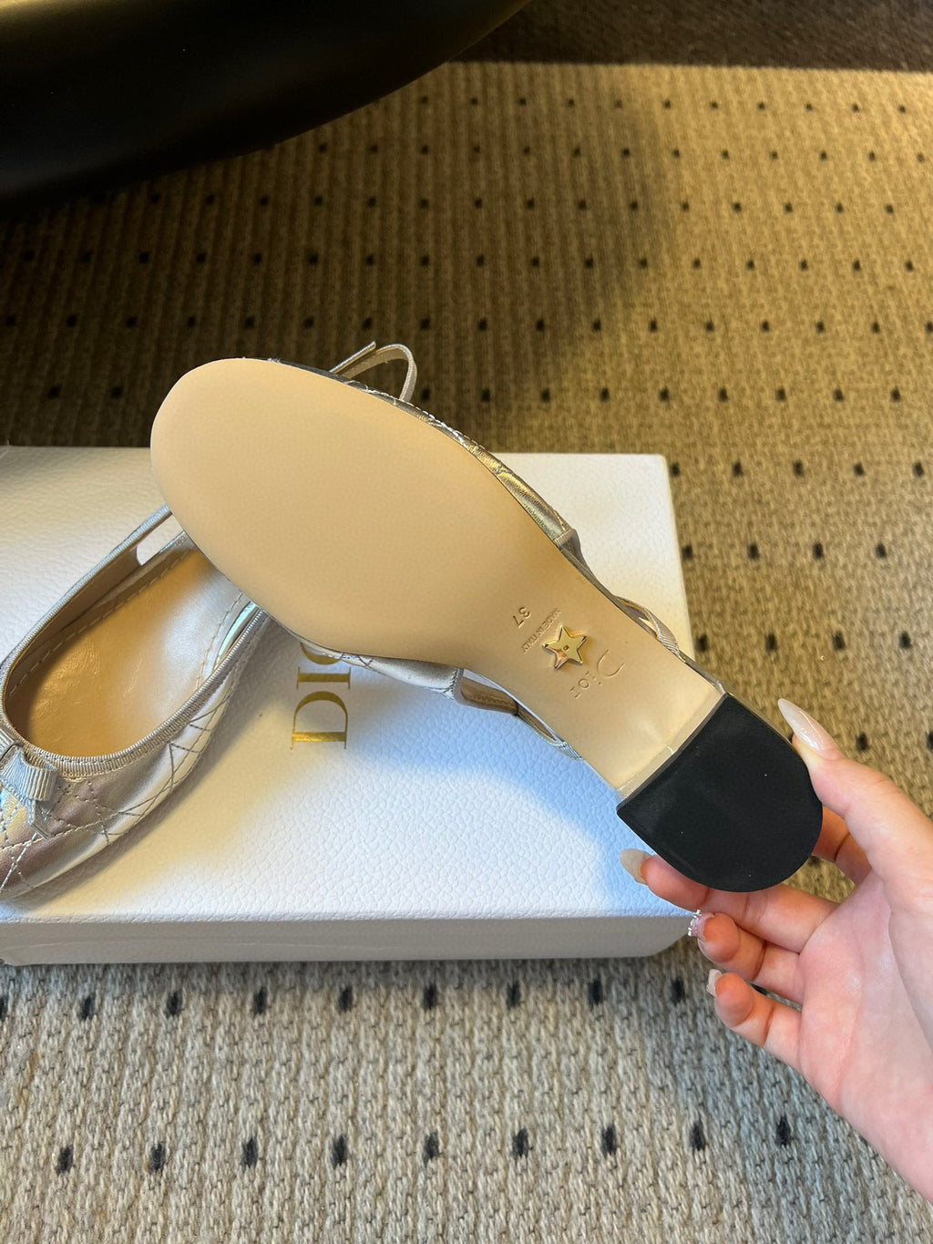 Dior ADIORABLE Pearl Bow Slingback Sandals – 2025 Collection